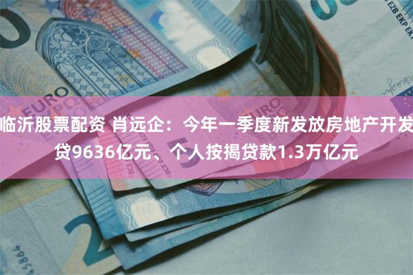 临沂股票配资 肖远企：今年一季度新发放房地产开发贷9636亿元、个人按揭贷款1.3万亿元